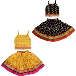 DIAMO dress for kids Rayon Readymade Lehenga Choli for girls