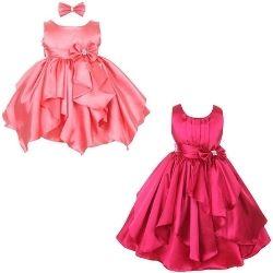 Fairy Dolls diwali dress for Girls Knee Length