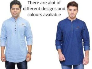 Kuons Avenue Mens Denim Regular Kurta Diwali Dress Collections 2020