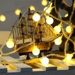 PESCA 20 Bubble Ball String LED Fairy decorative Lights for Home and Outdoor