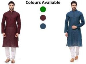 RG Designers Men's Cotton Kurta set For men