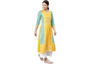 Vaamsi Poly Crepe straight Kurta diwali dress for women