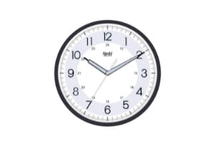 Ajanta Night Glow Radium Plastic Wall Clock