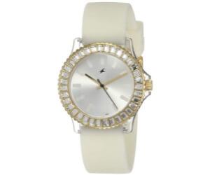 Fastrack Hip Hop Analog White Dial Women's Watch