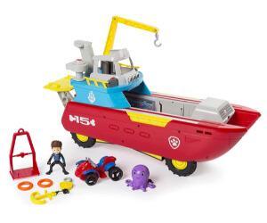 Nickelodeon Paw Patrol Sea Patroller Transforming Vehicle With Lights And Sounds- Multicolor