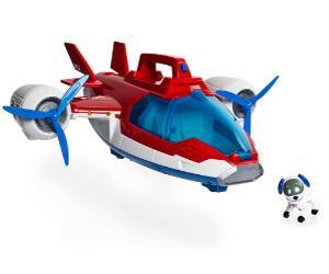 Paw Patrol Air Rescue Patroller Plane with Lights and Sounds, 1.29kg (Red, Blue and White,
